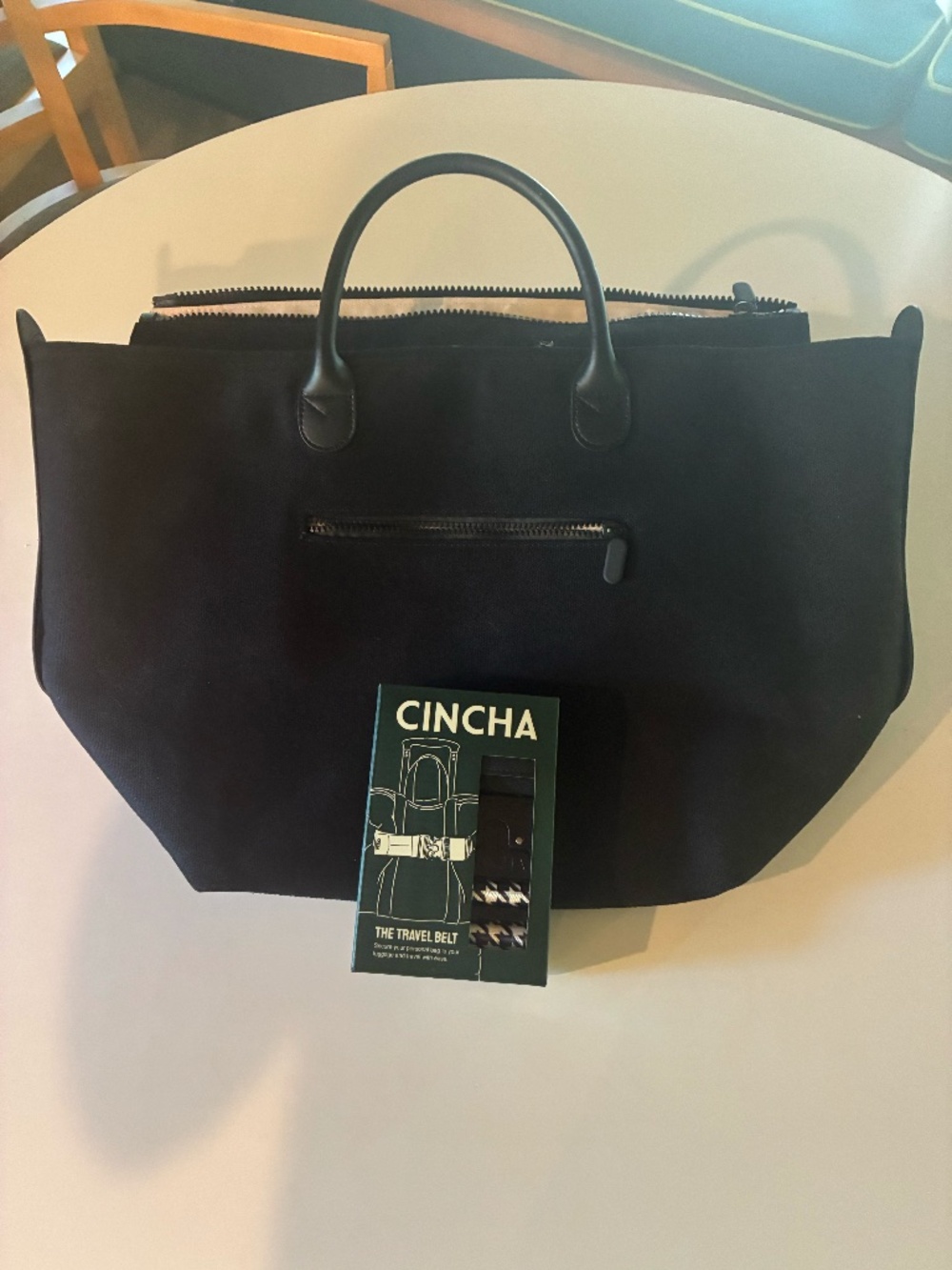 Cincha travel essential bag and Cincha travel belt